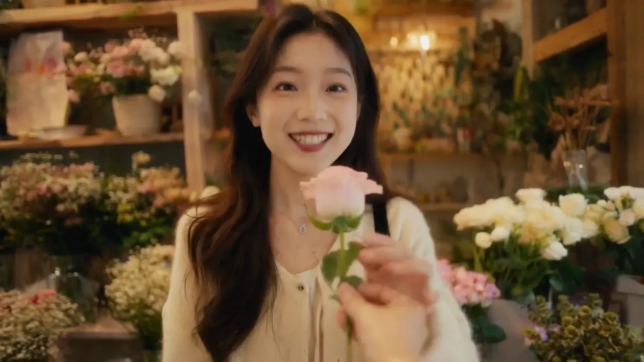 Nine countries, nine languages, one flower carrying the cut